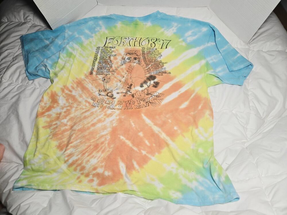 Vintage 1997 Furthur Festival Tour Shirt XXL RatDog Bob Weir Grateful Dead RARE